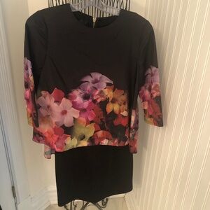 Ted Baker Classic Floral Flowy Small Dress